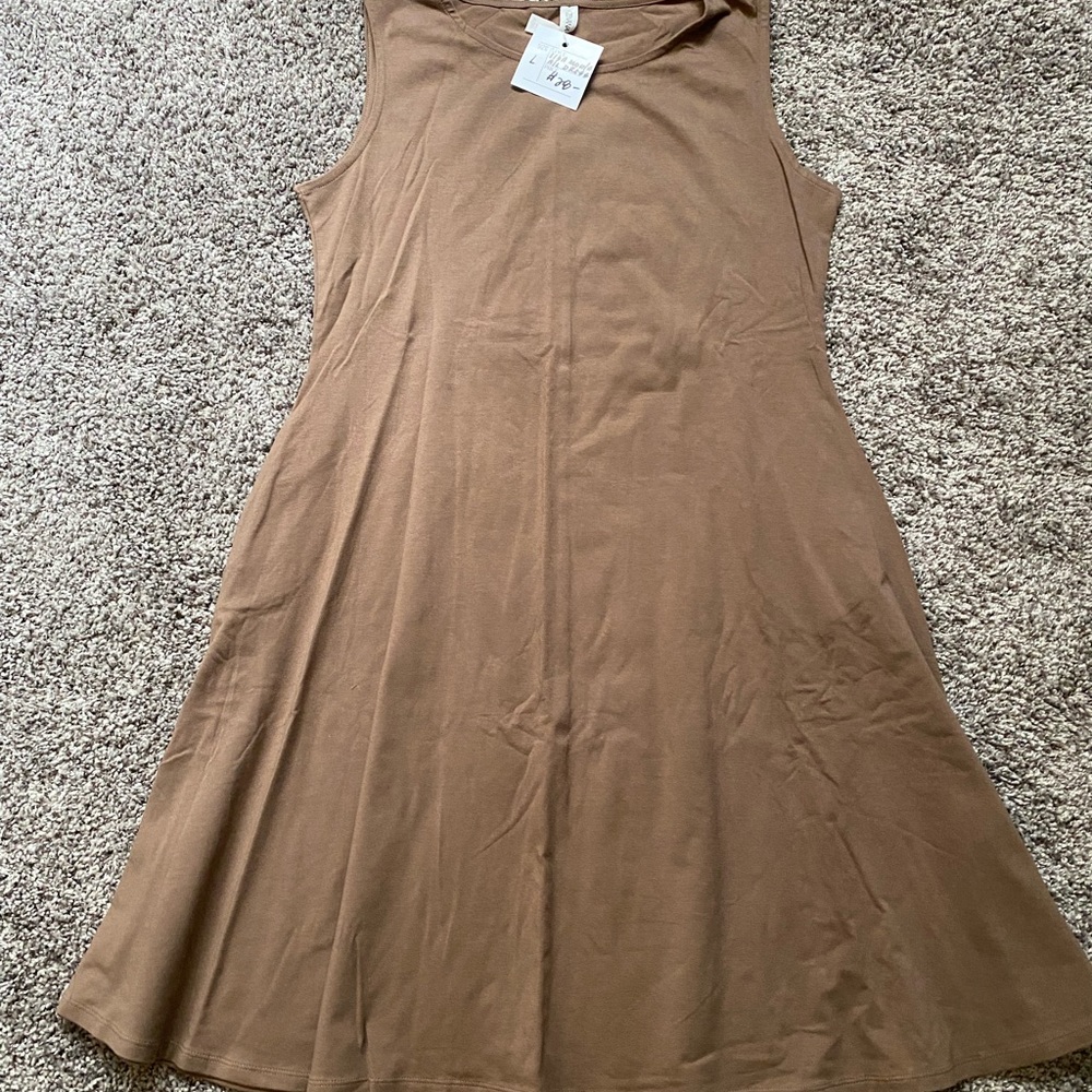 Zenana Premium brown dress